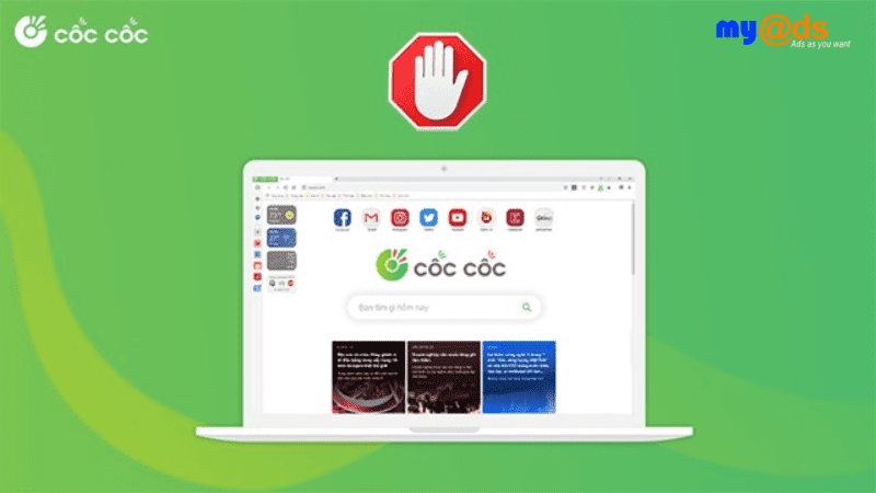 Các hình thức quảng cáo Cốc Cốc