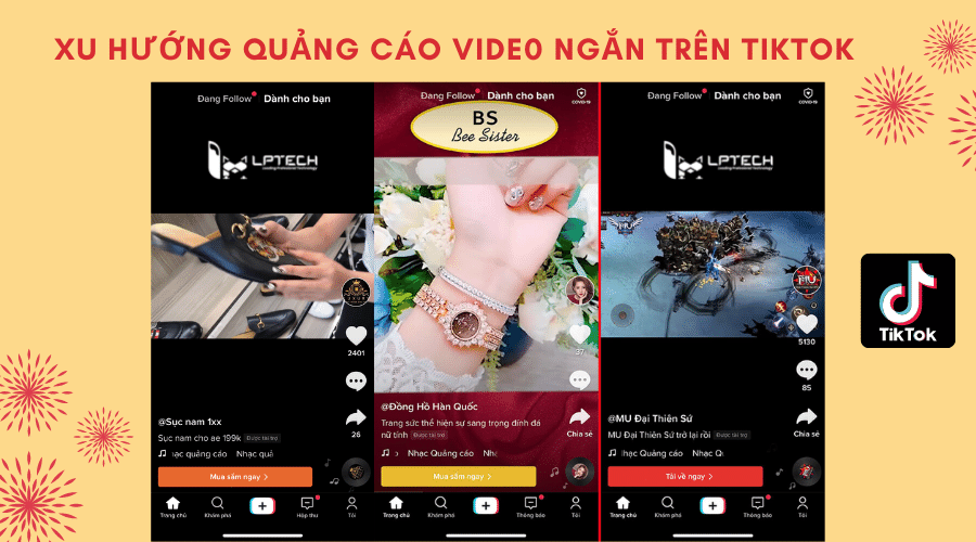 QuảngQuảng cáo Video ngắn trên tiktok