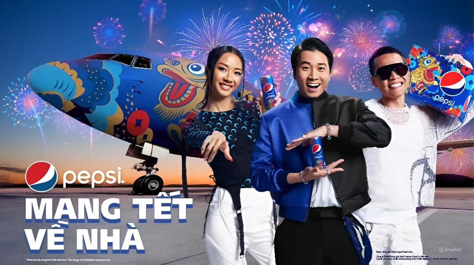 Pepsi kết hợp với người nổi tiếng có sức ảnh hưởng